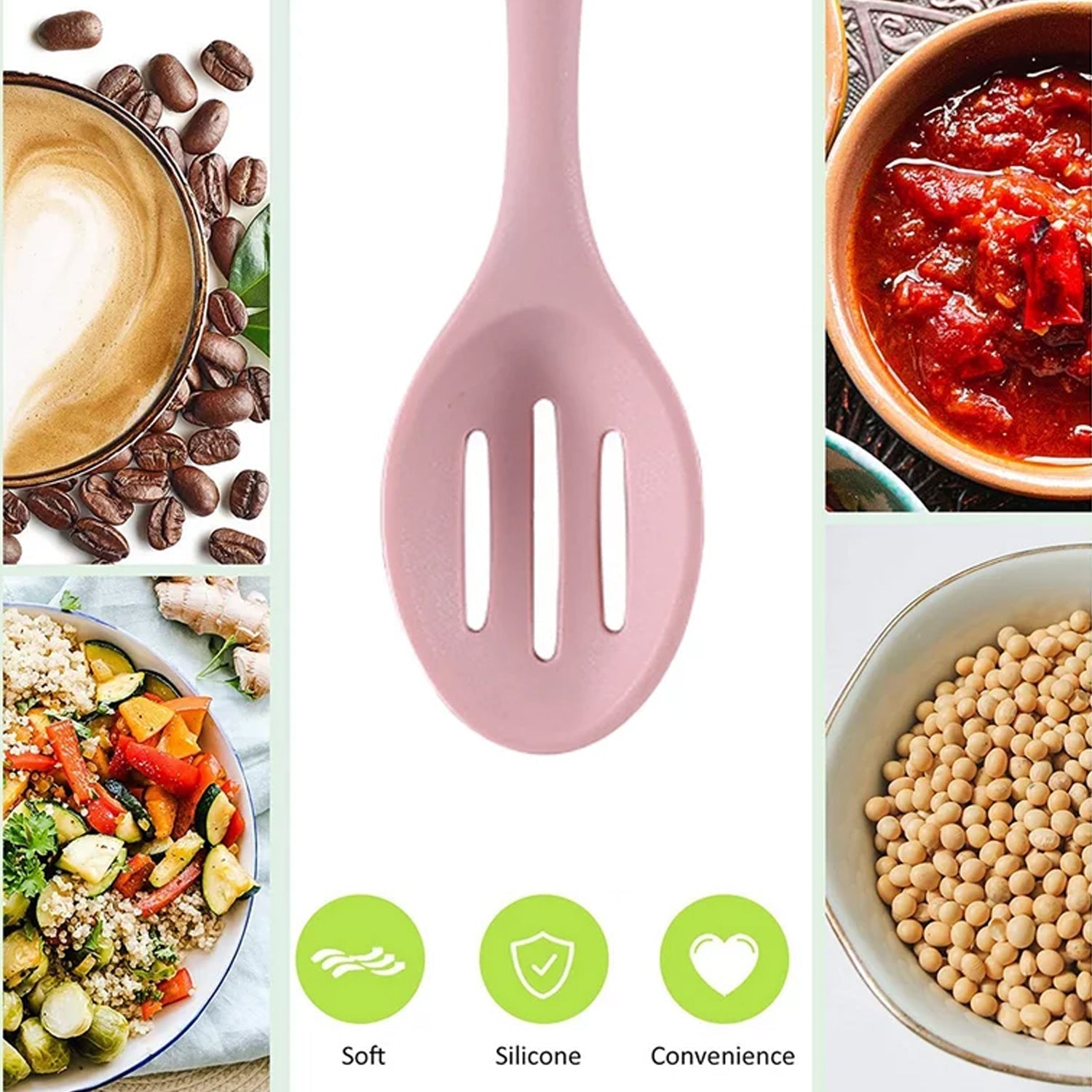 5449 Silicone Cooking Cookware Heat-Resistant Kitchen Utensils Cookware Kitchenware (27cm) 5449 Silicone Cooking Cookware Heat-Resistant Kitchen Utensils Cookware Kitchenware (27cm)